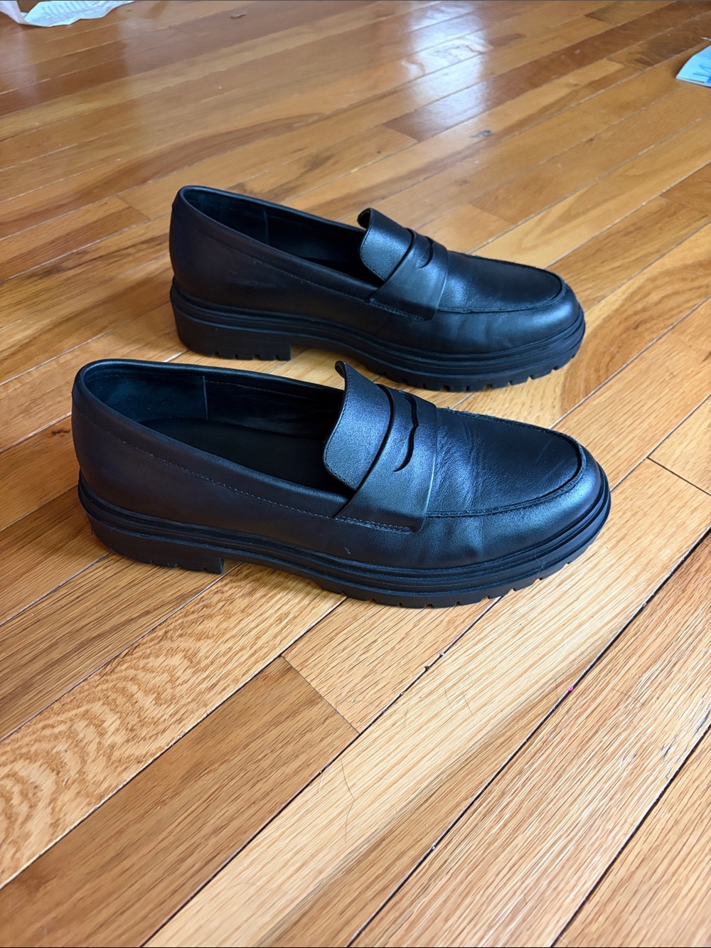 Quince Italian leather Penny Loafers suze 10